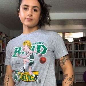 Vintage Boston Celtics Larry Bird Tee - B2